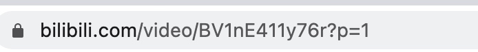 节目的 URL